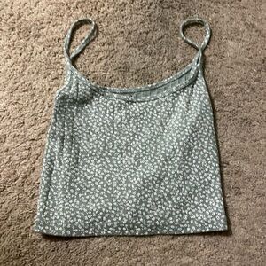 sage green size small john galt/brandy melville tank top